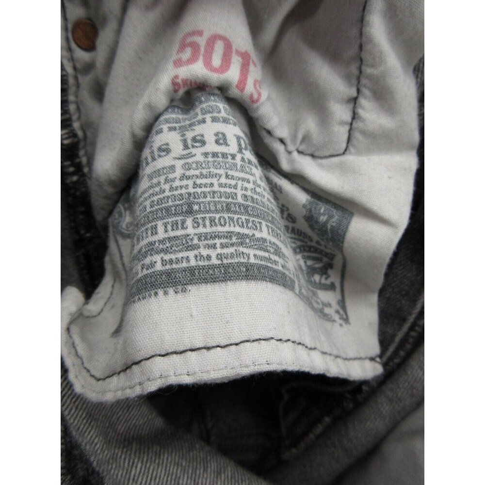 Levis 501 Jeans 28X30 Original Red Tab Button Fly Denim Slim Pants * - Picture 9 of 13